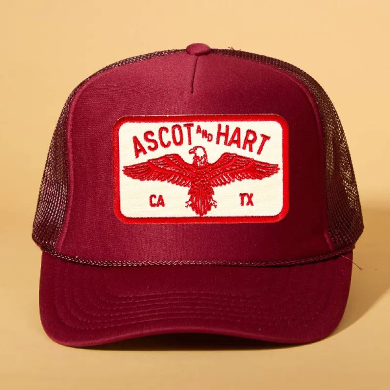 Custom Patch Trucker sold by Ascot + Hart