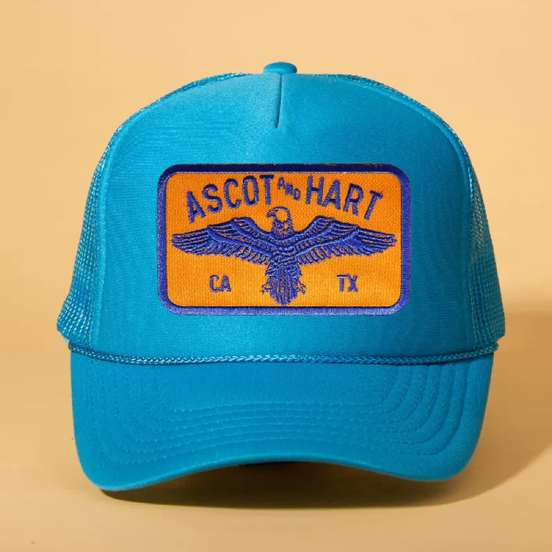 Custom Patch Trucker sold by Ascot + Hart
