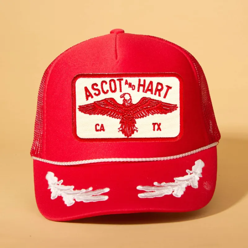 Custom Patch Trucker sold by Ascot + Hart
