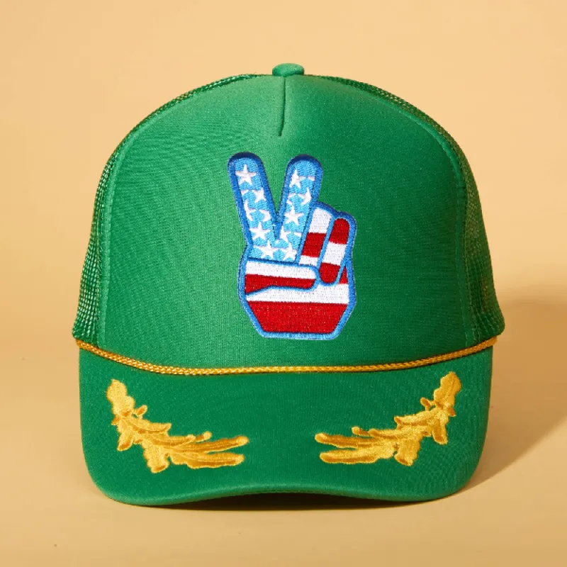 Custom Patch Trucker sold by Ascot + Hart