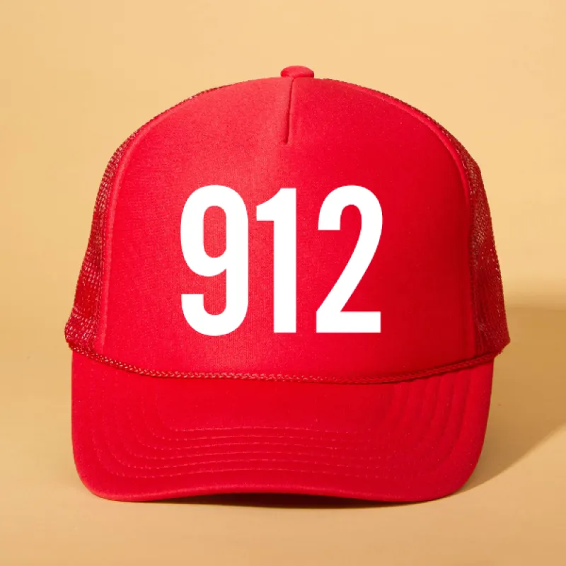 Custom Area Code Trucker sold by Ascot + Hart