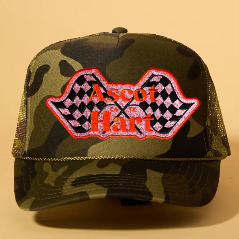 Custom Patch Trucker sold by Ascot + Hart