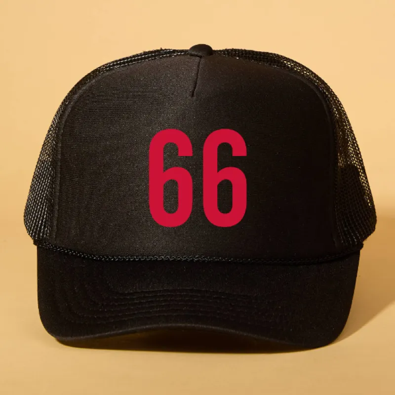 Custom Player Number Trucker sold by Ascot + Hart