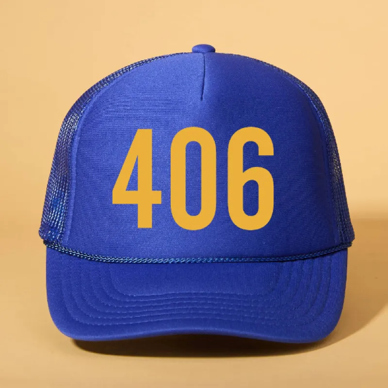 Custom Area Code Trucker sold by Ascot + Hart
