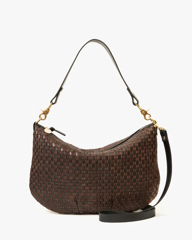 Clare V. Moyen Messenger Woven Checkered Bag sold by Ascot + Hart