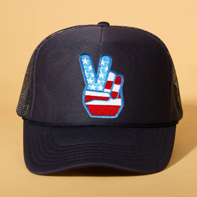Custom Patch Trucker sold by Ascot + Hart