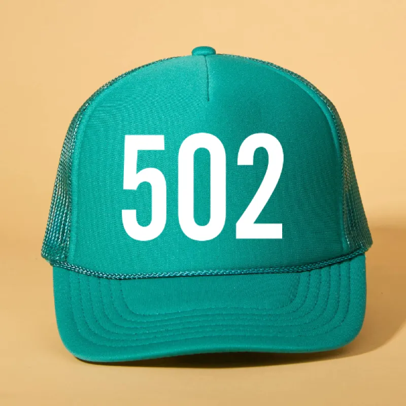 Custom Area Code Trucker sold by Ascot + Hart