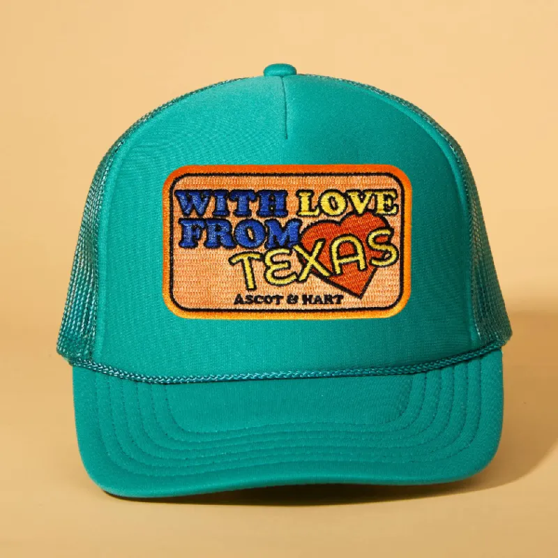 Custom Patch Trucker sold by Ascot + Hart
