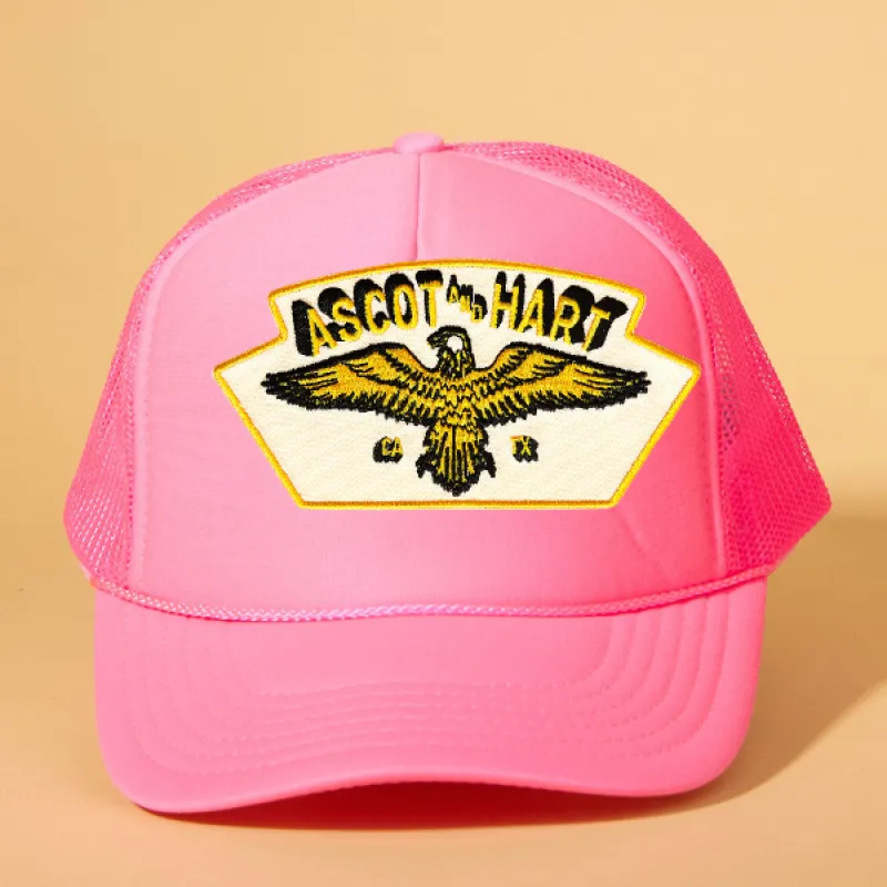 Custom Patch Trucker sold by Ascot + Hart