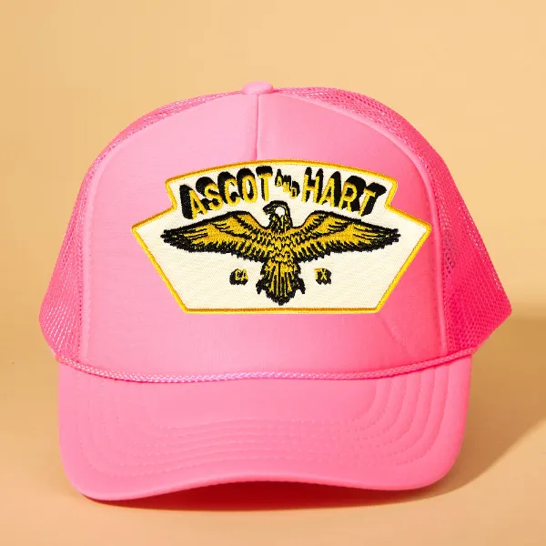 Custom Patch Trucker sold by Ascot + Hart