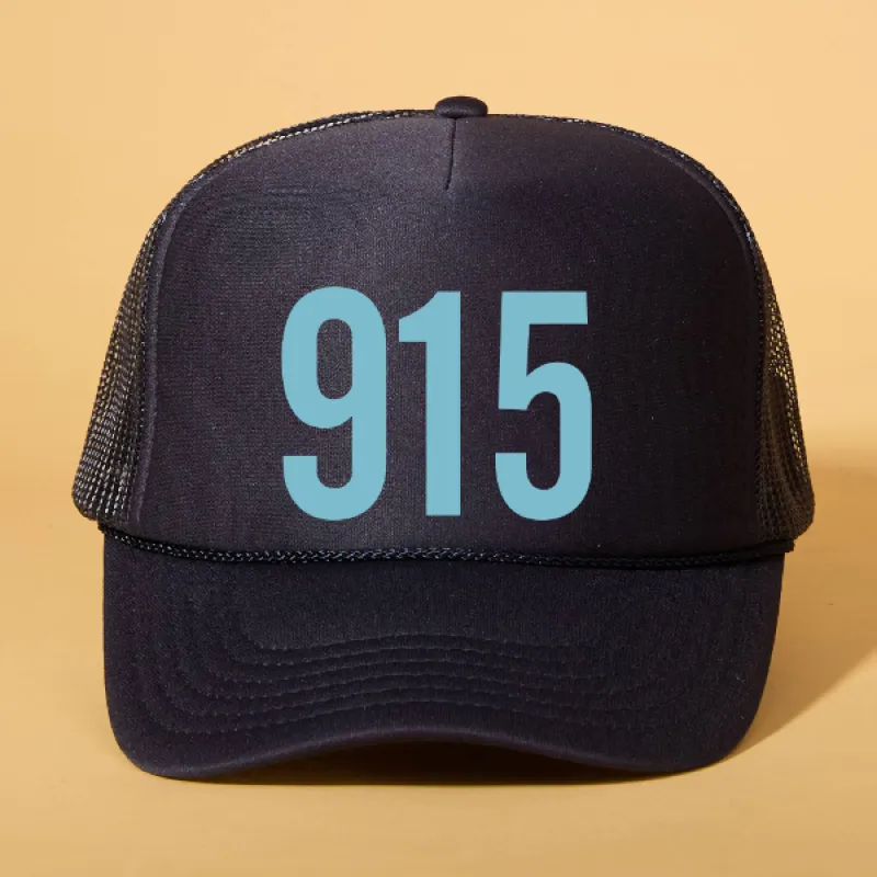 Custom Area Code Trucker sold by Ascot + Hart