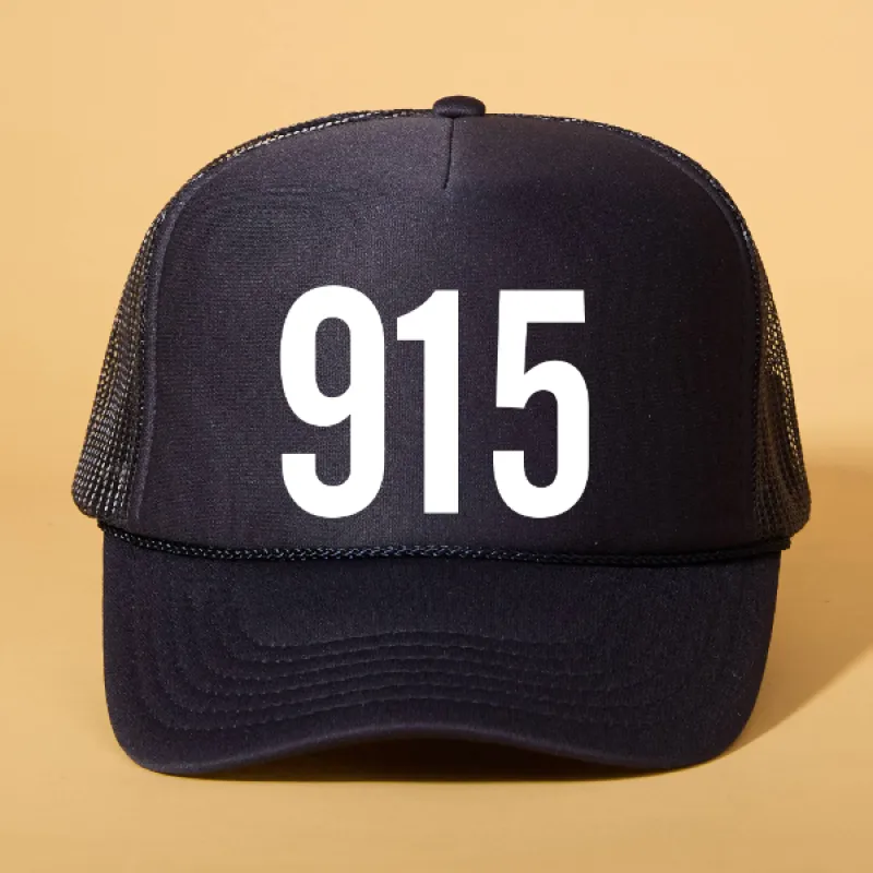 Custom Area Code Trucker sold by Ascot + Hart