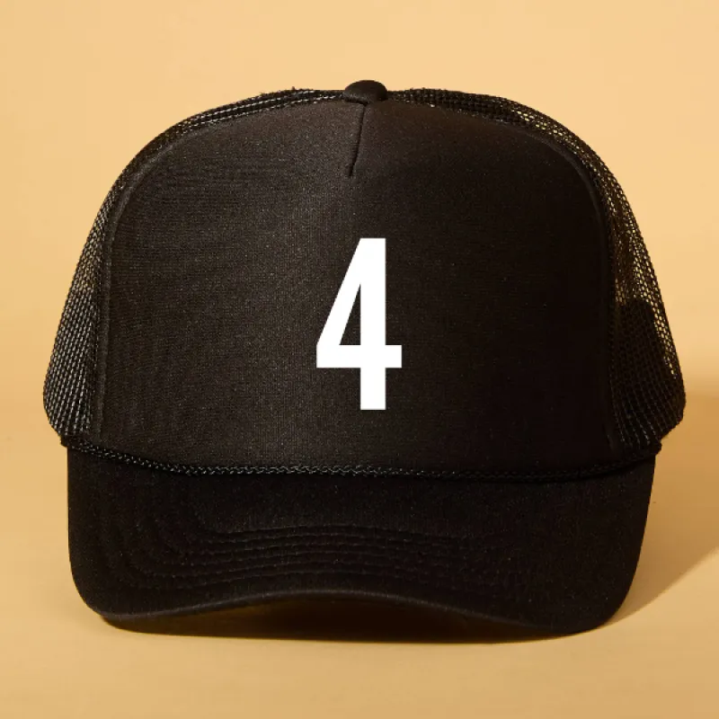 Custom Player Number Trucker made by Ascot + Hart
