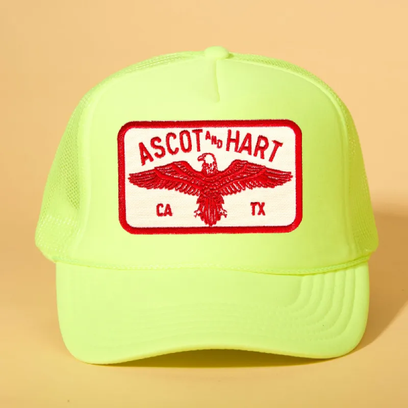 Custom Patch Trucker sold by Ascot + Hart