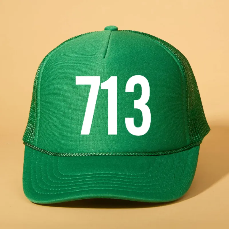 Custom Area Code Trucker sold by Ascot + Hart