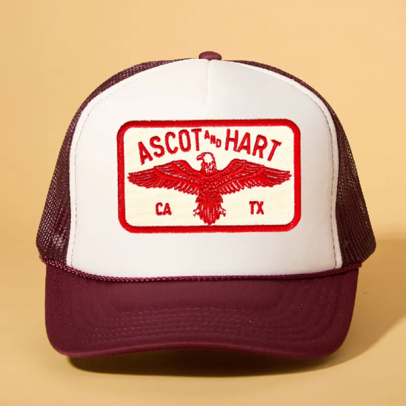 Custom Patch Trucker sold by Ascot + Hart