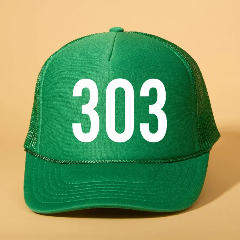 Custom Area Code Trucker sold by Ascot + Hart