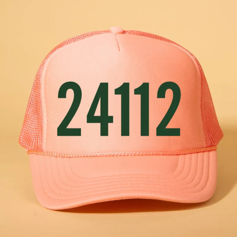 Custom Zip Code Trucker sold by Ascot + Hart