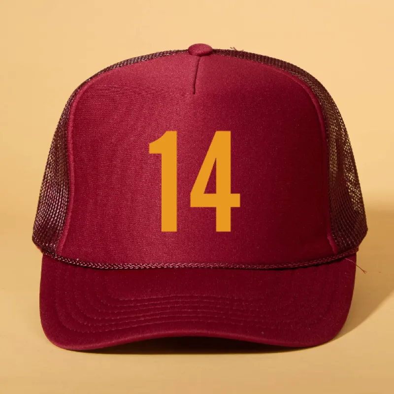 Custom Area Code Trucker sold by Ascot + Hart