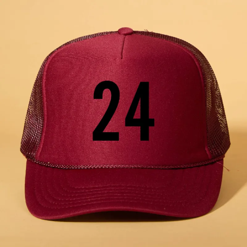 Custom Player Number Trucker sold by Ascot + Hart