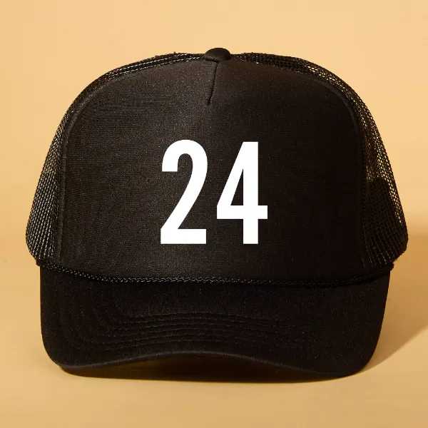 Custom Player Number Trucker sold by Ascot + Hart