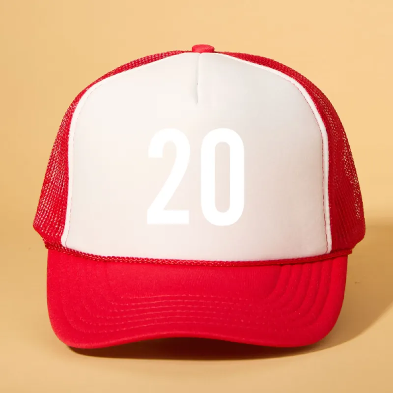 Custom Player Number Trucker sold by Ascot + Hart