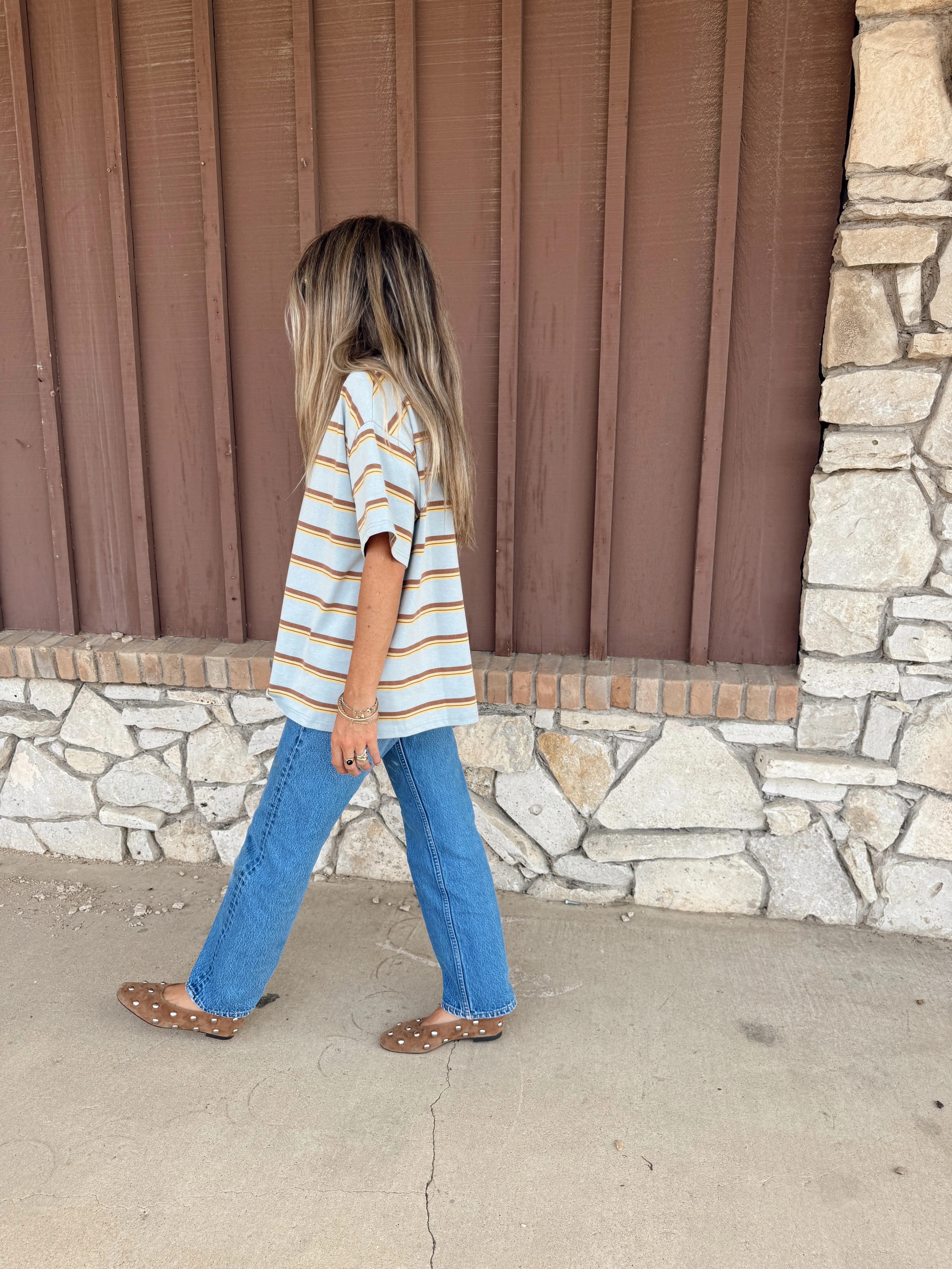 Beckett Western Stripe Tee sold by Ascot + Hart product image thumbnail 3