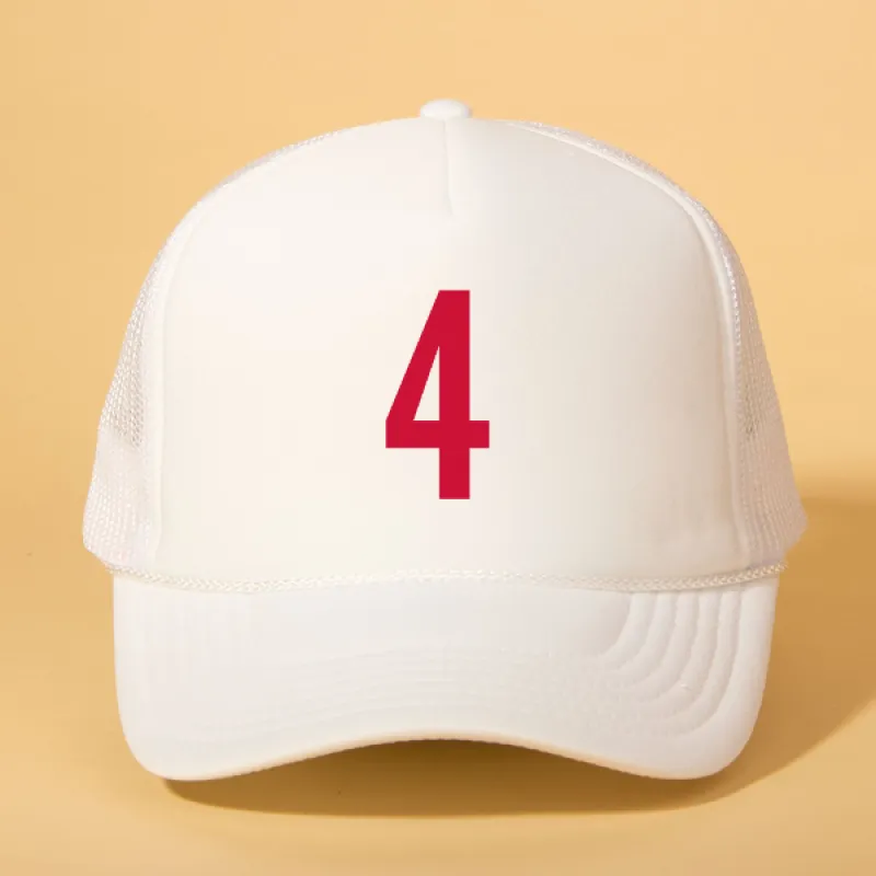 Custom Player Number Trucker sold by Ascot + Hart