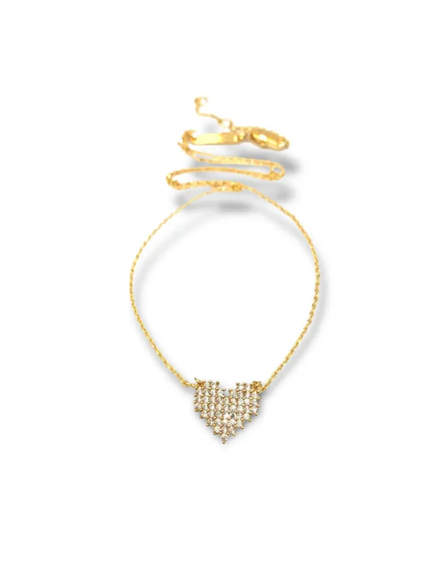 Cadence Heart Necklace sold by Ascot + Hart