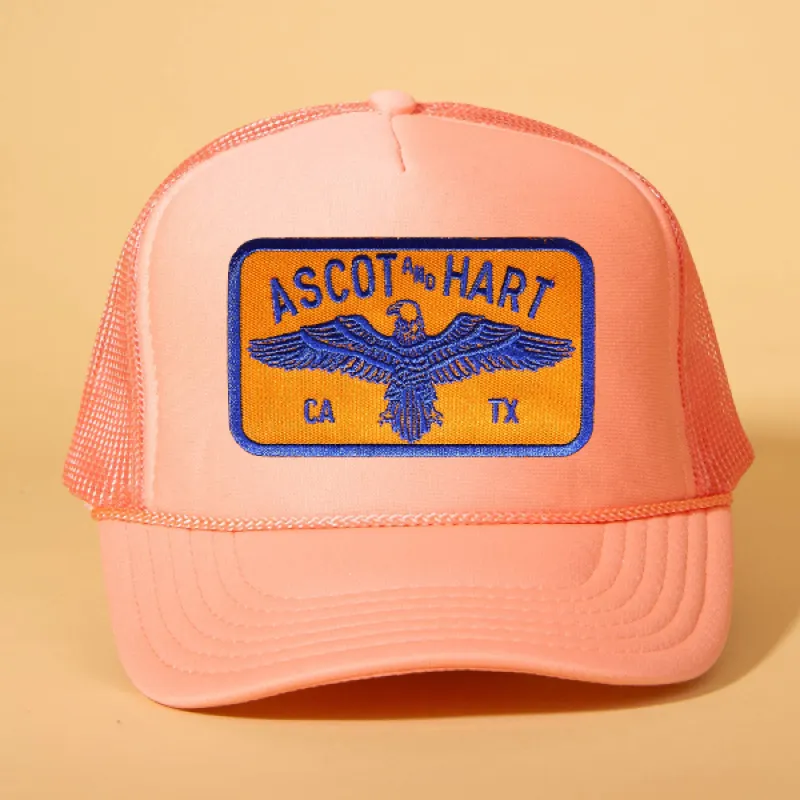 Custom Patch Trucker sold by Ascot + Hart