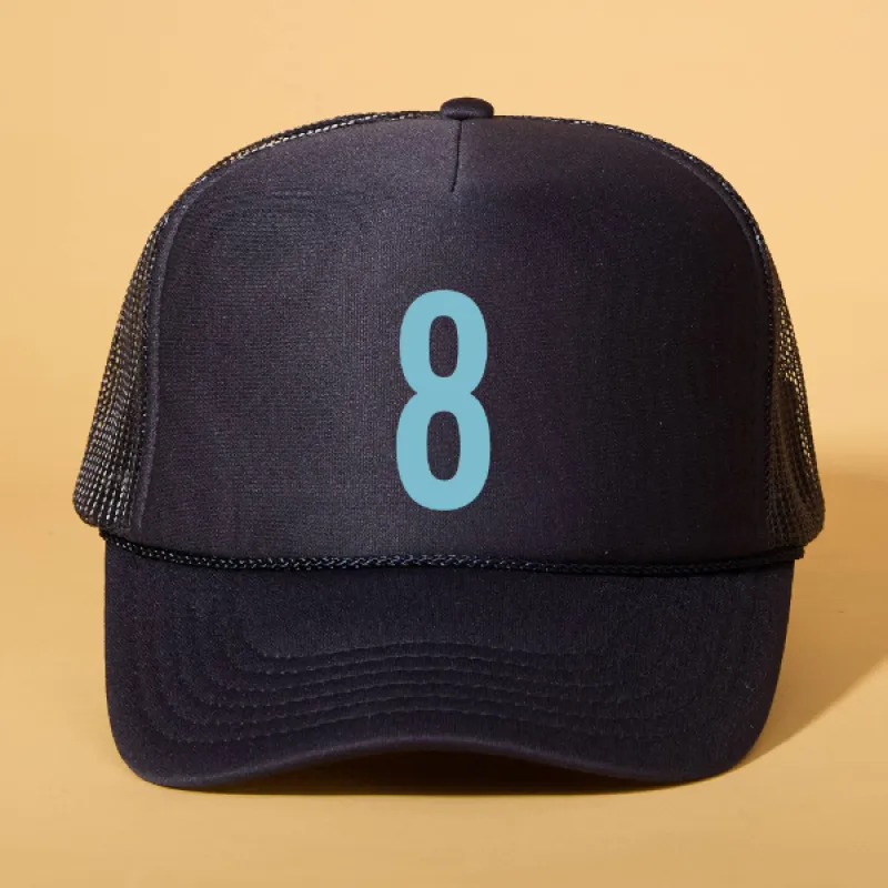Custom Player Number Trucker sold by Ascot + Hart