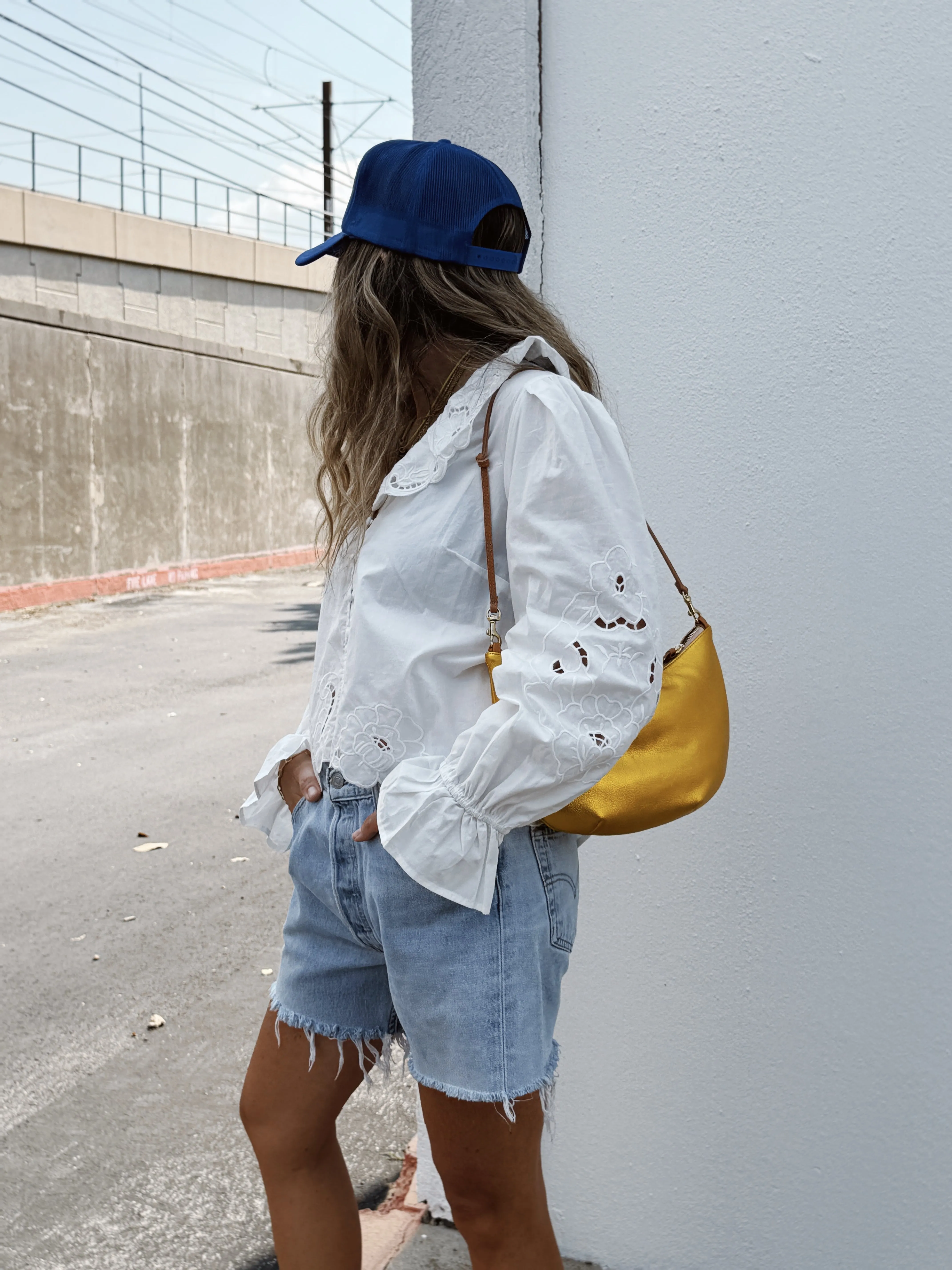 Skylar Embroidery Ruffle Blouse sold by Ascot + Hart product image thumbnail 2