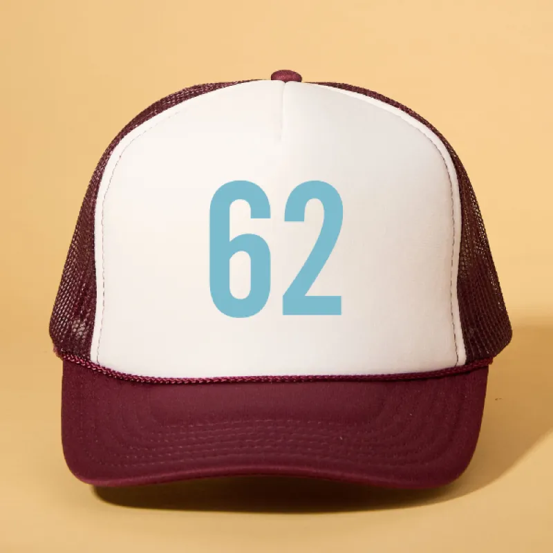 Custom Player Number Trucker sold by Ascot + Hart