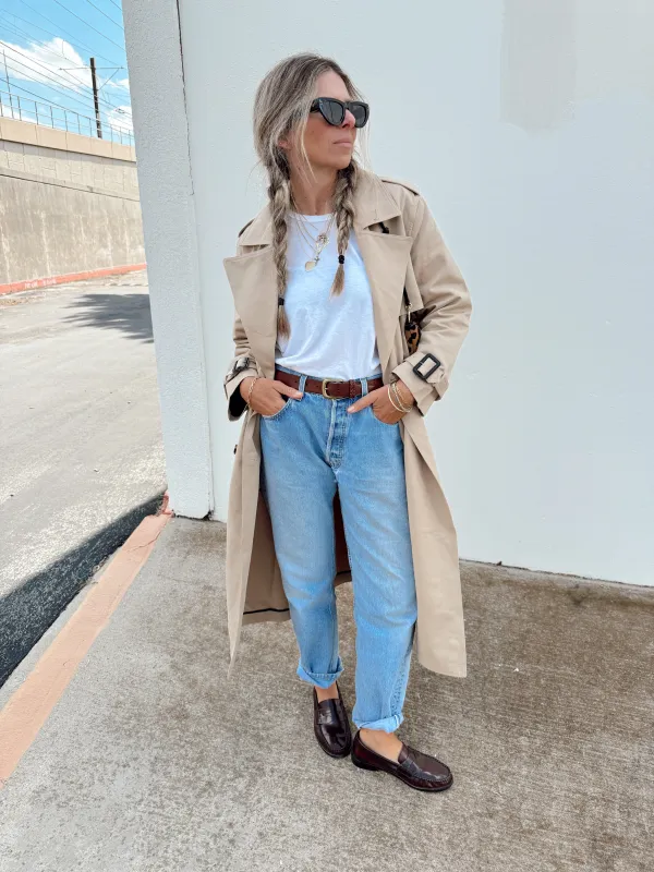 Aimee Trench Coat made by Ascot + Hart