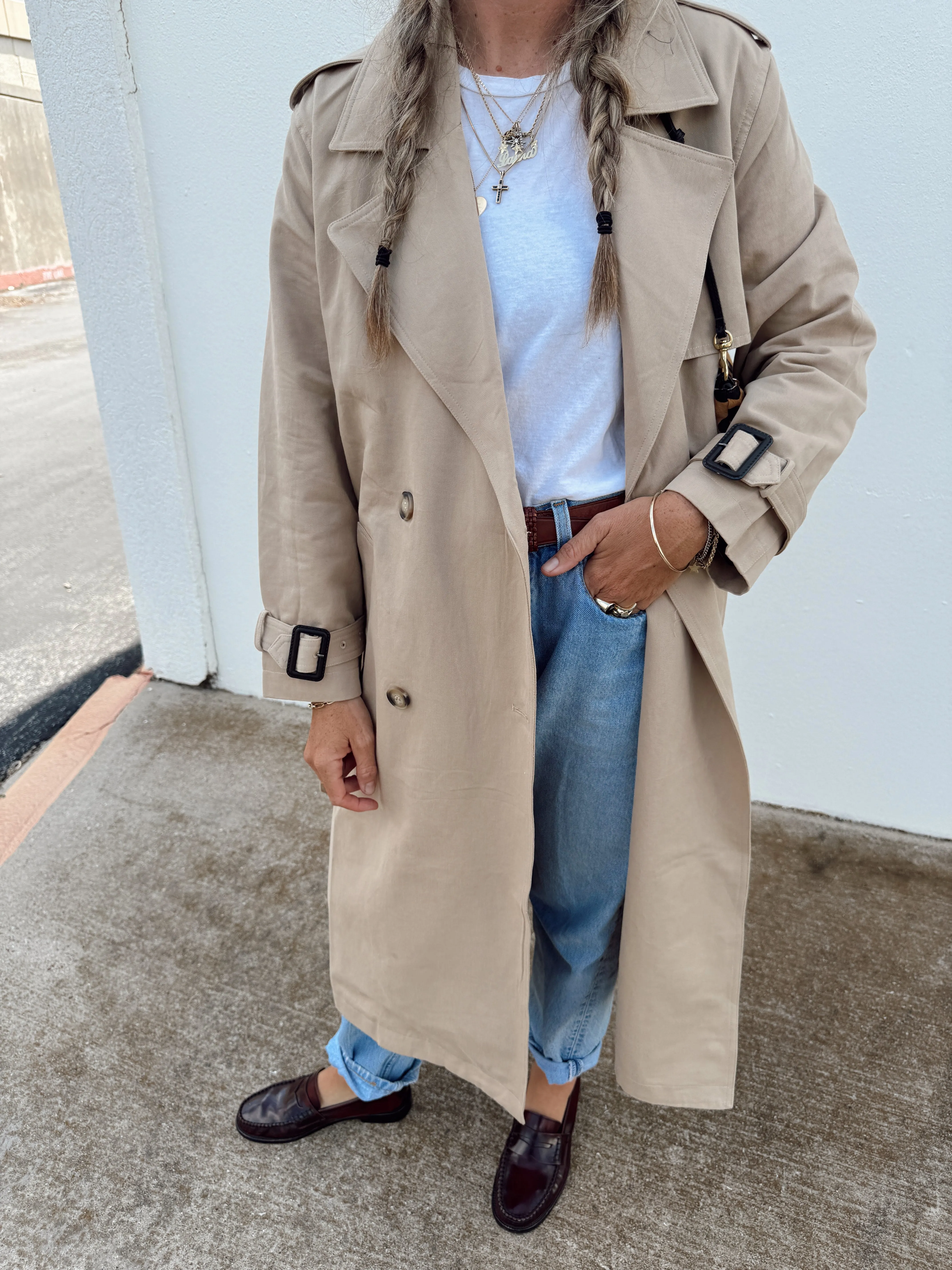 Aimee Trench Coat sold by Ascot + Hart product image thumbnail 2