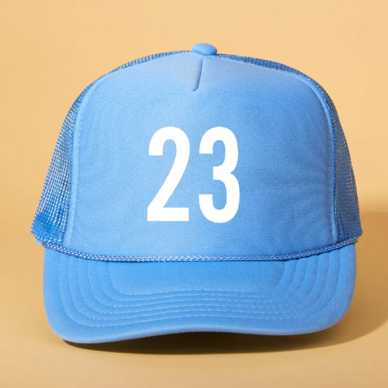 Custom Player Number Trucker sold by Ascot + Hart