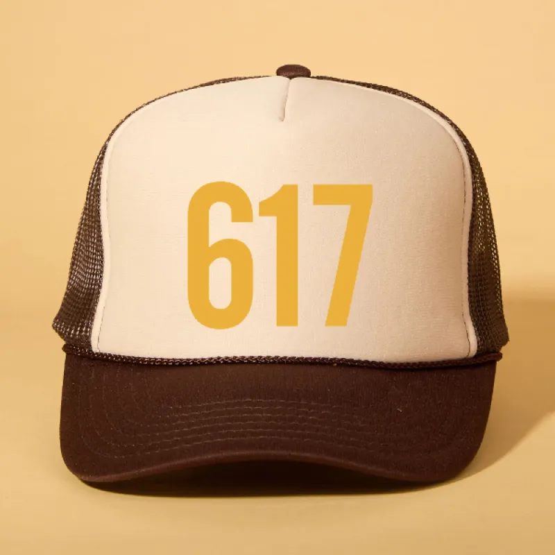Custom Area Code Trucker sold by Ascot + Hart