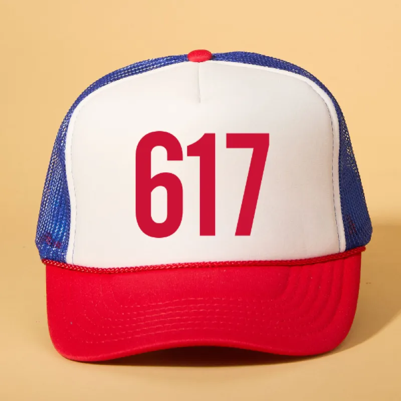 Custom Area Code Trucker sold by Ascot + Hart