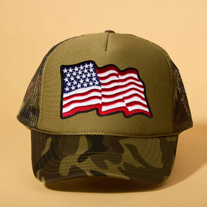 Custom Patch Trucker sold by Ascot + Hart