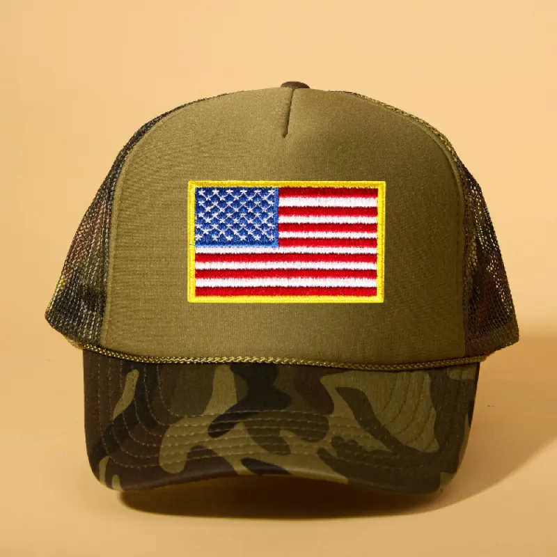Custom Patch Trucker sold by Ascot + Hart