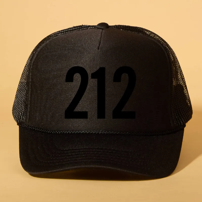 Custom Area Code Trucker sold by Ascot + Hart