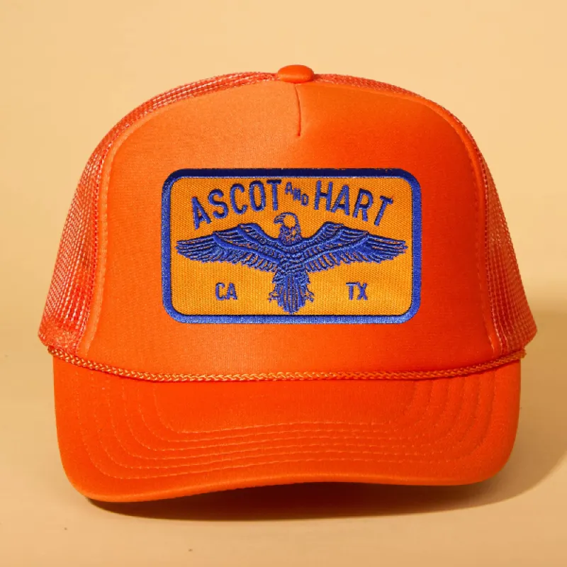 Custom Patch Trucker sold by Ascot + Hart