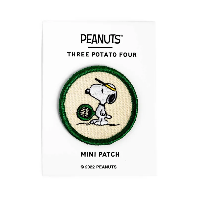 3P4 x Peanuts® - Snoopy Tennis Mini Patch sold by Ascot + Hart