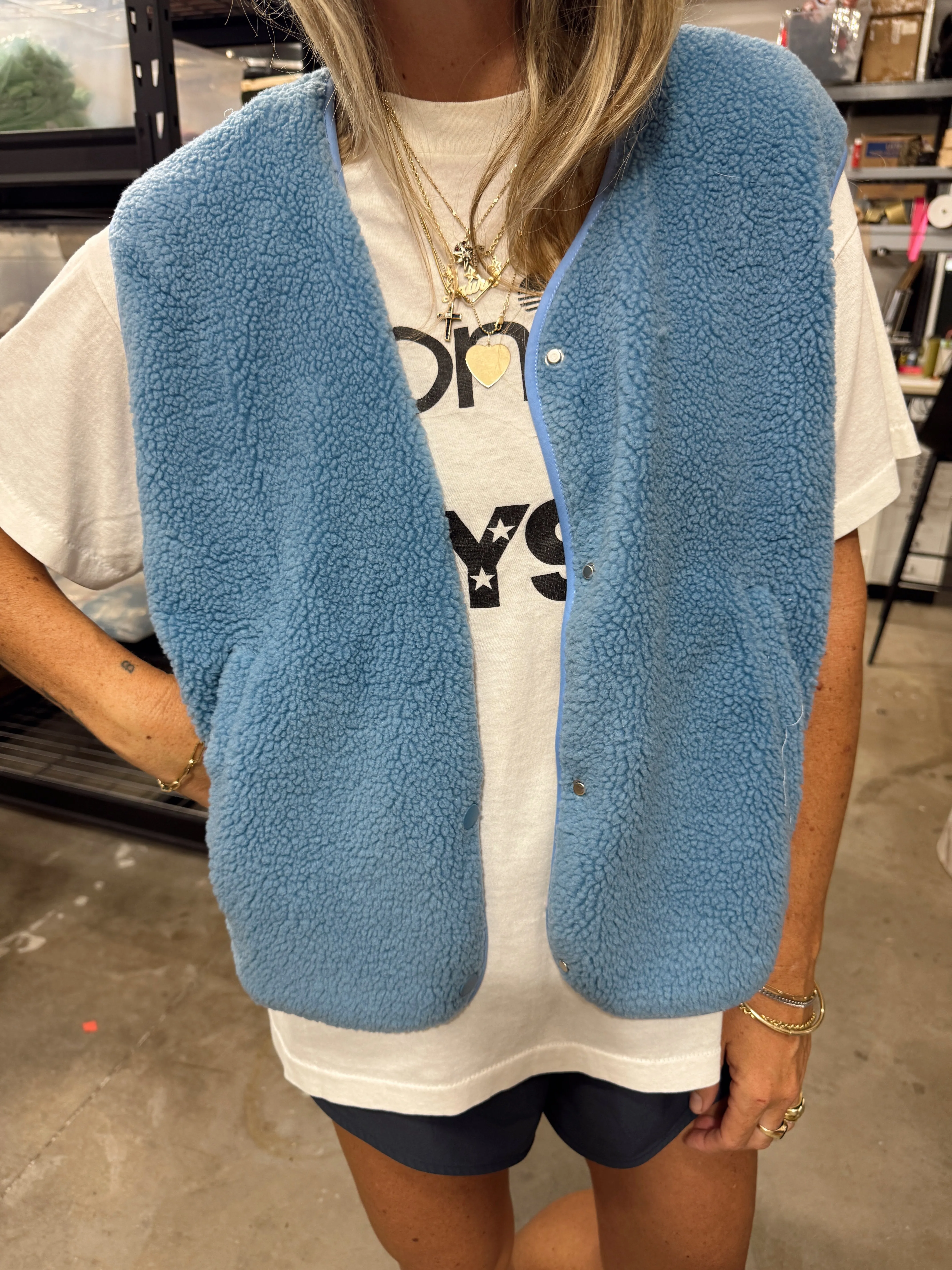 Sedona Fleece Vest sold by Ascot + Hart