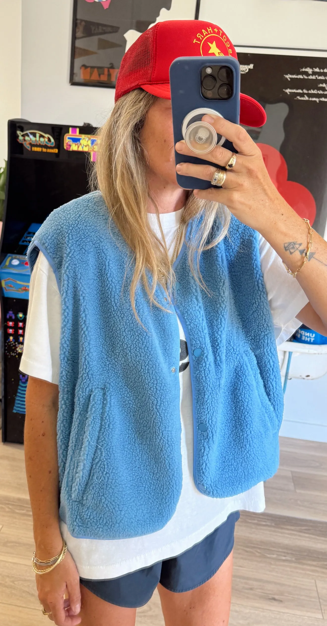 Sedona Fleece Vest sold by Ascot + Hart product image thumbnail 3