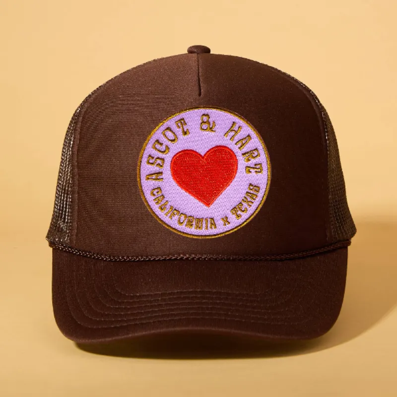 Custom Patch Trucker sold by Ascot + Hart