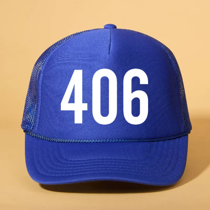 Custom Area Code Trucker sold by Ascot + Hart