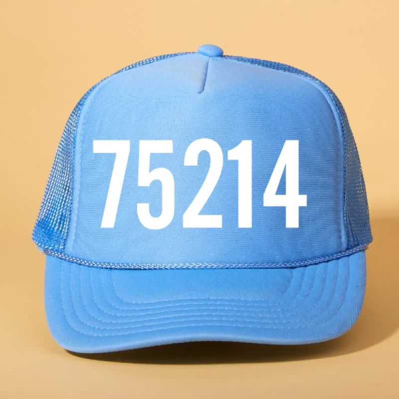 Custom Zip Code Trucker sold by Ascot + Hart