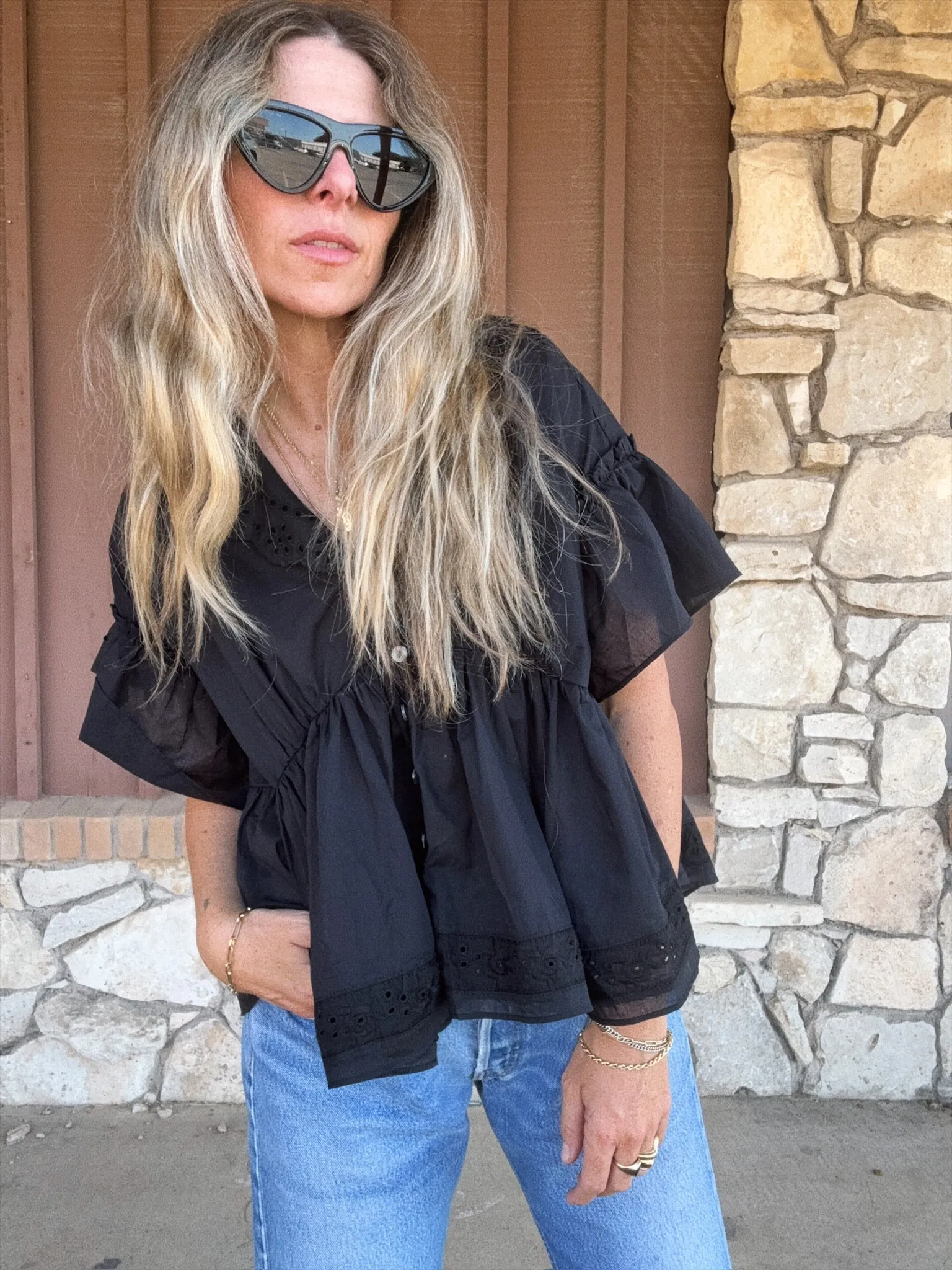 The Faye Blouse sold by Ascot + Hart