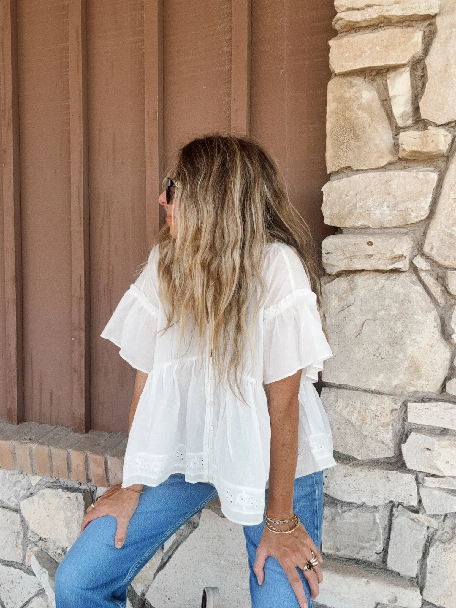 The Faye Blouse sold by Ascot + Hart product image thumbnail 5